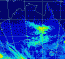 Infrared light satellite images - false colour